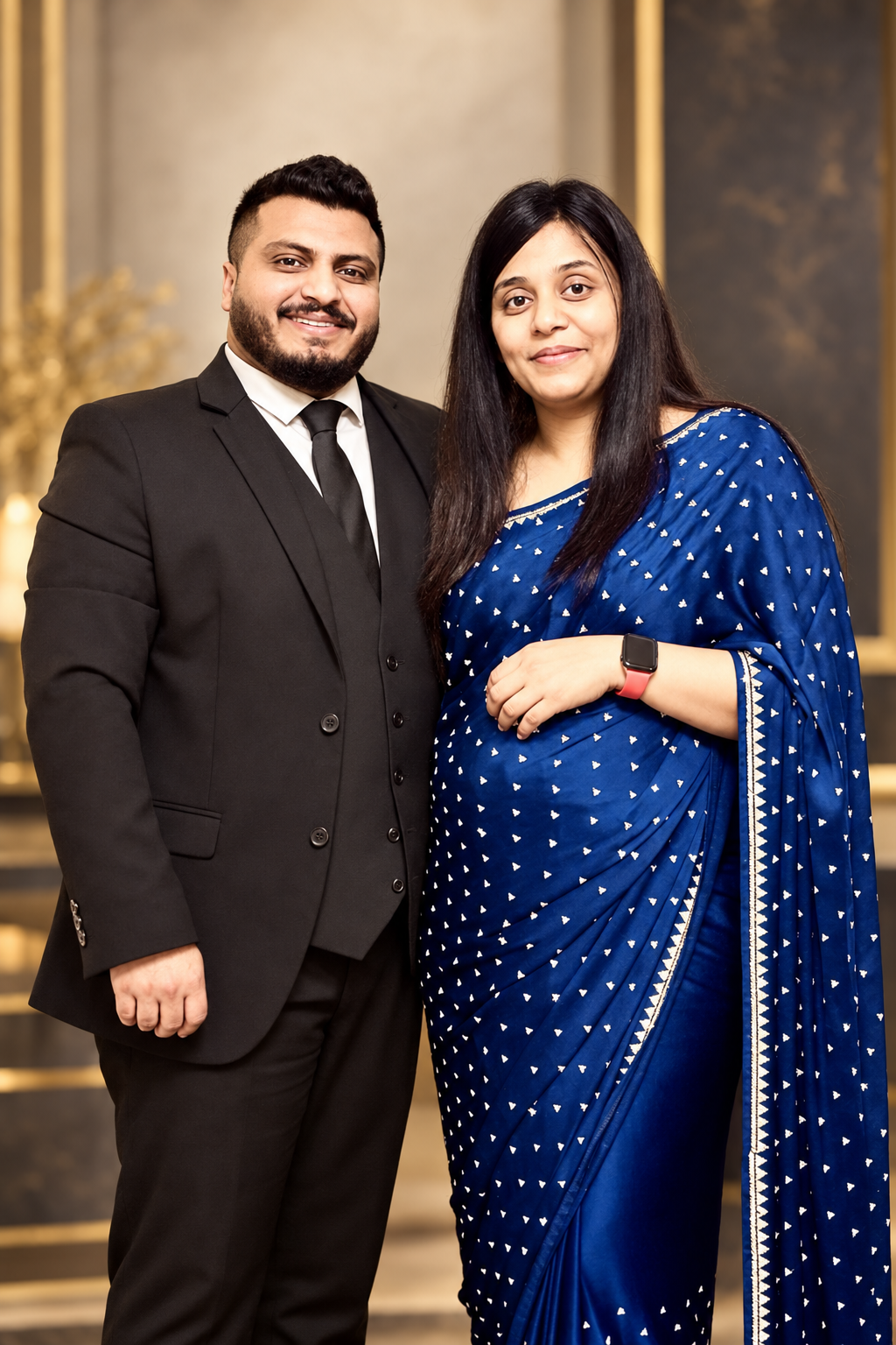 Jephin and Ashly, founders of Jovelle & Co.